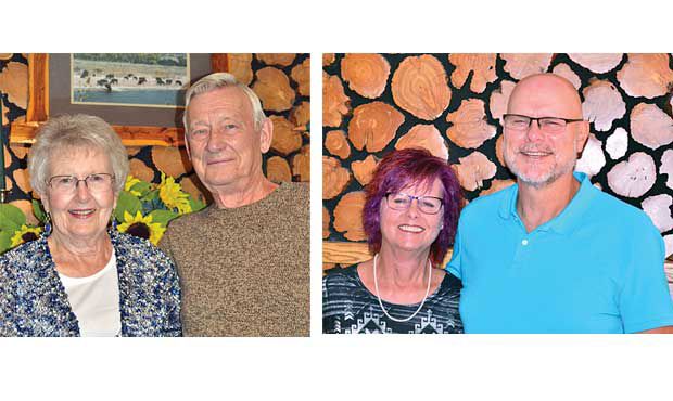 Miles and Sharon Hansen, Bob and Val Entringer